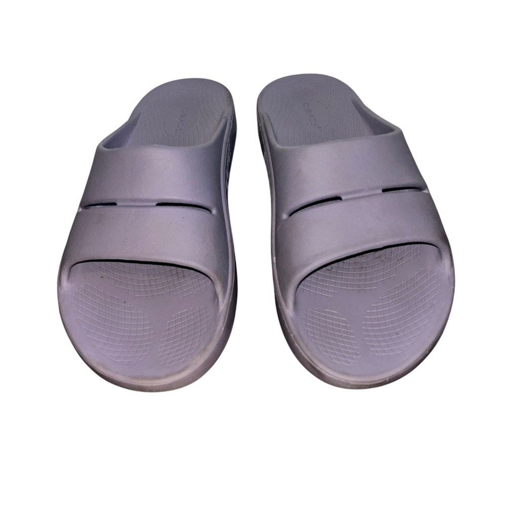 Oofos OOahh Recovery Slides Lavender Purple Women 12 Men 10‎ EU 43 Sandals